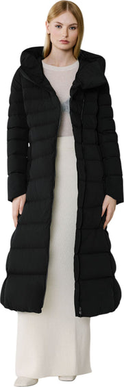 SOIA & KYO Judy-L Stretch Down Maxi Coat with Hood - Women's
