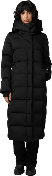 SOIA & KYO Talyse-C Semi-Fitted Classic Down Coat with Bib and Hood - Women's