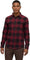 tentree Kapok and Organic Cotton Longsleeve Button Down Shirt - Men's - Deep Burgundy - Creekside Plaid