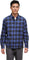tentree Kapok and Organic Cotton Longsleeve Button Down Shirt - Men's - Midnight Blue - Dusk Plaid