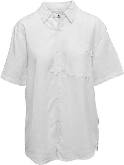 tentree Hemp Button Up Short Sleeve Shirt - Men's