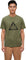 tentree Pine Trio T-Shirt - Men's - Deep Olive - Meteorite Black
