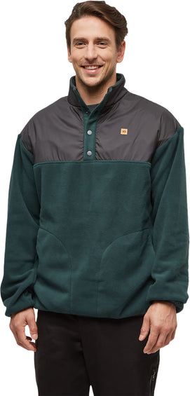 tentree Recycled MicroFleece Contrast 1/4 Snap Sweatshirt - Men's