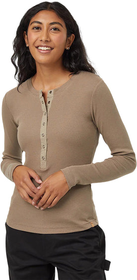 tentree Rib Snap Placket Henley - Women's