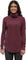 tentree Treewaffle Turtleneck Longsleeve T-shirt - Women's - Deep Burgundy