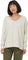 tentree Meyer Waffle Knit V-Neck Longsleeve Top - Women's - Vintage - White - Heather