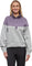 tentree Milner Mock Neck Fleece Sweatshirt - Women's - Smokey Violet - Harbour Grey Heather