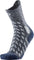 Therm-ic Trekking Cool Crew Socks - Unisex  - Grey - White