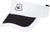 Tilley Contrast Golf Visor - Unisex - White - Black