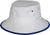 Tilley Tilley Wide Brim Bucket Hat - Unisex - White - Cobalt Blue