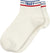 Tilley Tipped Ankle Socks - Unisex - White - Blue Red