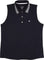 Tilley Sleeveless Pique Polo - Women's - Navy - White Stripe