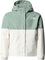 The North Face Warm Antora Rain Jacket - Girls - Slate Moss - White Dune