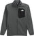 The North Face Crest Full-Zip Fleece Jacket - Men's - Anthracite Grey - TNF Black