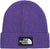 The North Face TNF Logo Box Cuffed Beanie - Unisex - Peak Purple