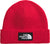 The North Face TNF Logo Box Cuffed Beanie - Unisex - TNF Red