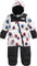 The North Face 1996 Retro Nuptse Print One-Piece Snowsuit - Baby  - White Nuptse Bears Print