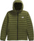 The North Face Classic Down Hooded Jacket - Men's - Woodland Green