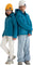 The North Face ThermoBall Hooded Jacket - Kids - Dusk Blue