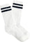 Tracksmith Merino Tube Socks - Unisex - White - Navy