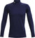 Under Armour ColdGear Fitted Mock Neck Baselayer - Men's - Midnight Navy - White