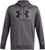 Under Armour Armour Fleece Big Logo Hoodie - Men's - Castlerock - Black