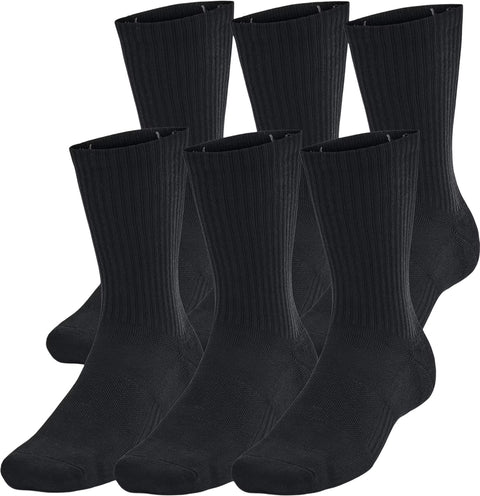 Under Armour UA Training Cotton 6-Pack Crew Socks - Unisex
