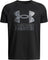 Under Armour UA Tech Hybrid Print Short Sleeve T-Shirt - Boys - Black - Mod Gray