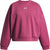 Under Armour UA Rival Fleece Oversized Crewneck Sweatshirt - Girls - Fuchsia Dusk - White