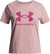 Under Armour UA Big Logo Short Sleeve T-Shirt - Girls - Tourmaline Pink - Fuchsia Dusk