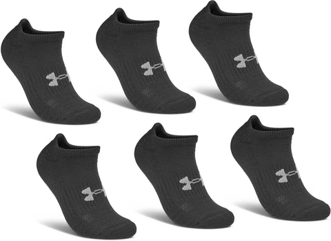 Under Armour Training Cotton No Show 6-Pack Socks