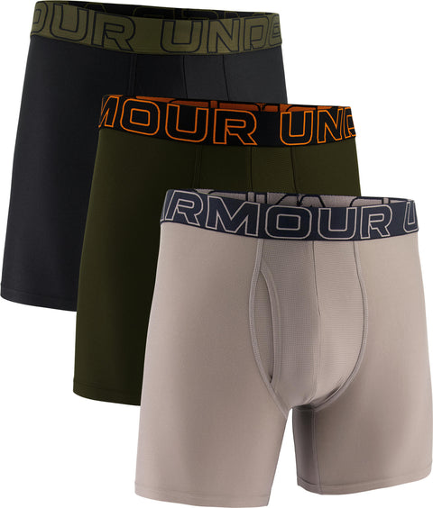 Under Armour Performance Tech 6in Boxers 3-Pack - Men's