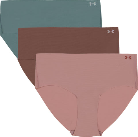Under Armour UA Pure Stretch No-Show Hipster Brief 3-Pack - Women's