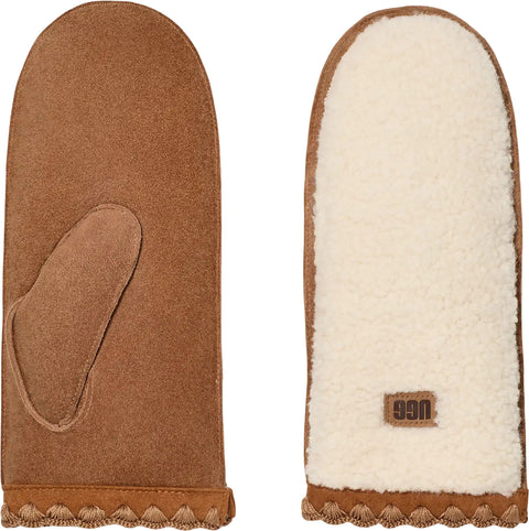 UGG UGGfluff Scalloped Mittens - Women's