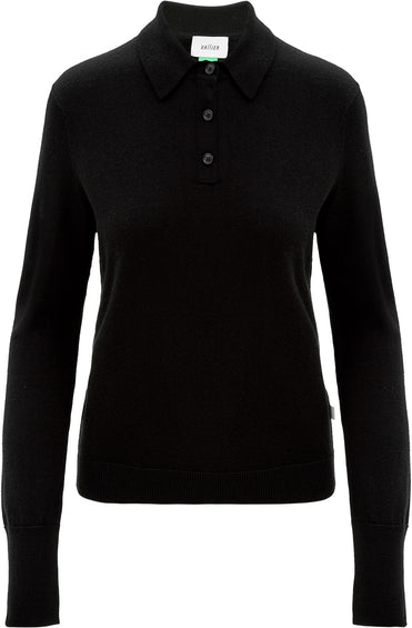 Vallier Alvalade Lightweight Long-Sleeve Merino Knit Polo - Women's