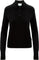 Vallier Alvalade Lightweight Long-Sleeve Merino Knit Polo - Women's - Black