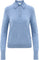 Vallier Alvalade Lightweight Long-Sleeve Merino Knit Polo - Women's - Pacific