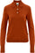 Vallier Alvalade Lightweight Long-Sleeve Merino Knit Polo - Women's - Spice