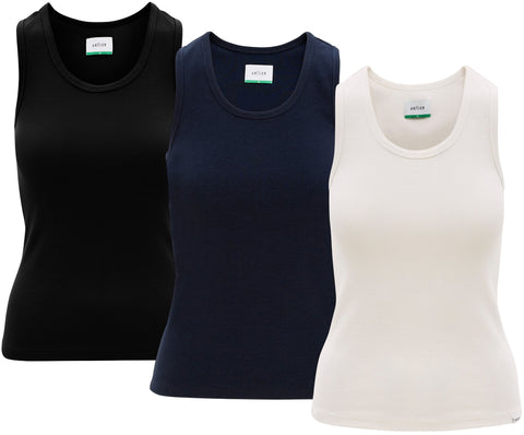 Vallier Monti Rib Tank Top 3-Pack - Women's