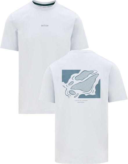 Vallier Saint-Laurent Organic Cotton Printed T-Shirt - Unisex