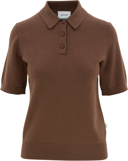 Vallier Letna Merino Blend Light Sweater Knit Polo - Women's