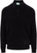 Vallier Kreuzberg Sweater Knit Long-Sleeve Polo - Men's - Black