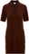 Vallier Shatin Lightweight Merino Knit Short-Sleeve Polo Dress - Women's - Mocha