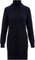 Vallier Miraflores Jacquard Turtleneck Knit Dress - Women's - Dark Navy