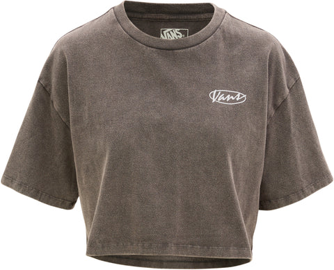 Vans Era Script Relaxed Cropped Short-Sleeve T-Shirt - Women’s