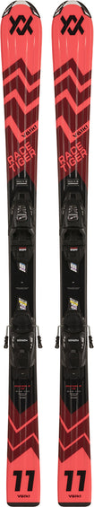 Völkl Racetiger JR Skis with vMotion JR 7.0 Ski Bindings - Kids