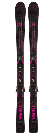 Völkl Flair JR Skis with vMotion JR 4.5 Ski Bindings - Kids