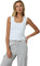 Vuori Halo Essential Scoop Neck Tank Top - Women's - White