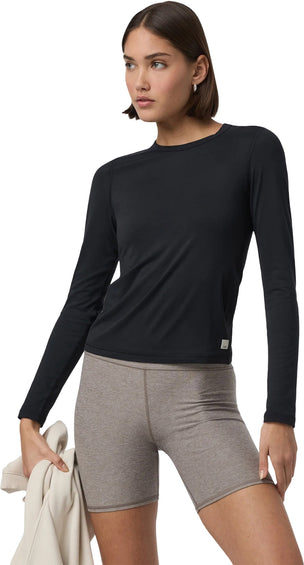 Vuori Lux Long Sleeve Crew Neck T-Shirt - Women's