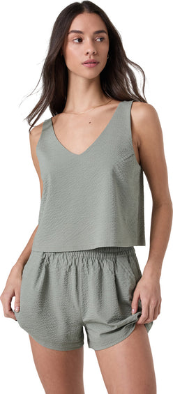 Vuori SL Villa Textured Cropped Tank Top - Women's